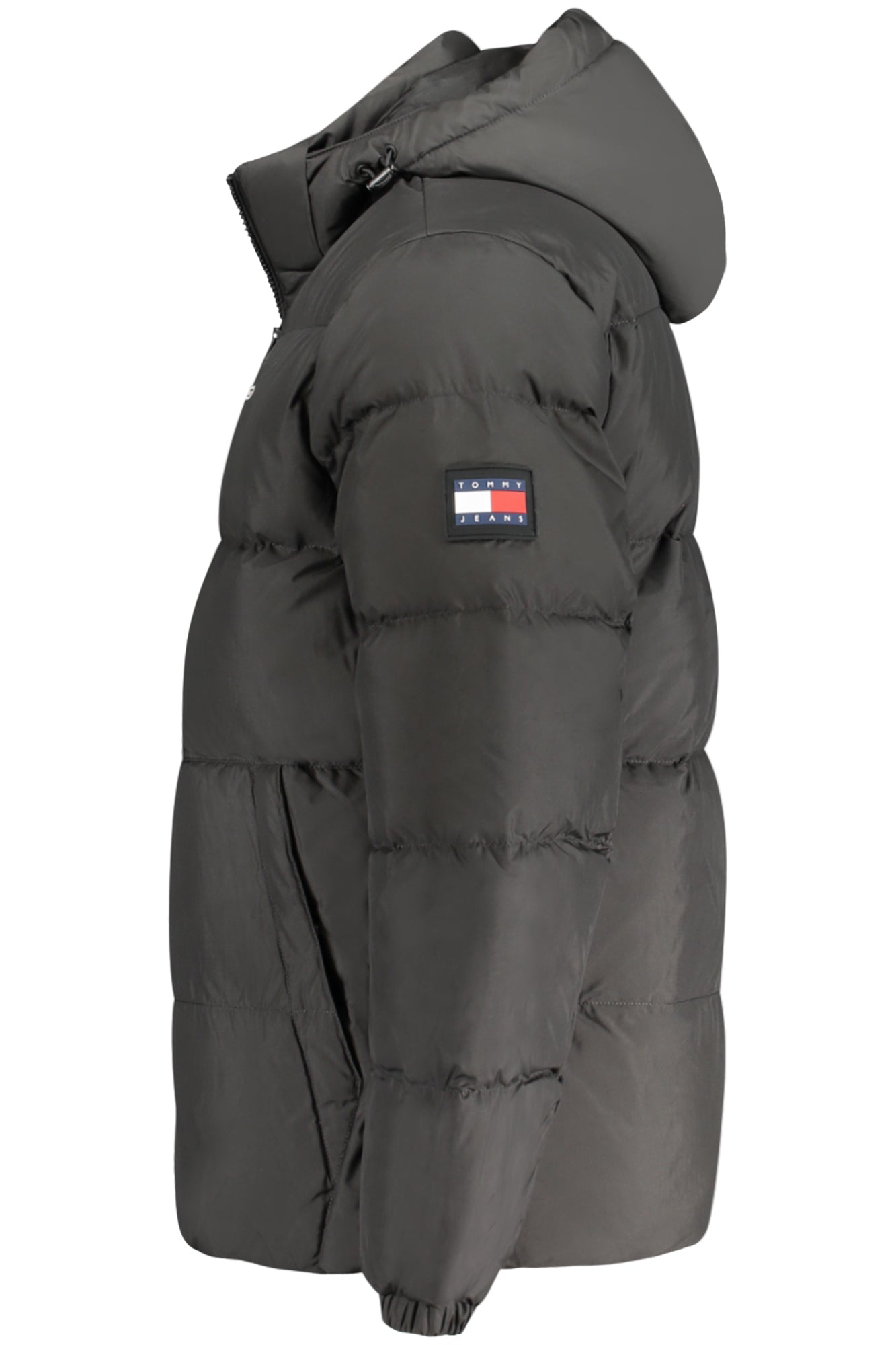 TOMMY HILFIGER Herren Jacke – Langarm-Jacke, mit Kapuze Schwarz