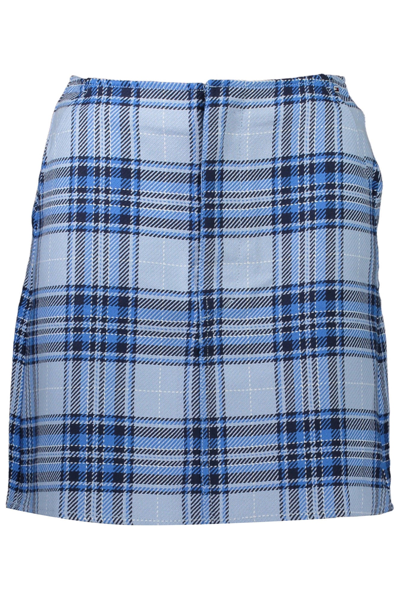 Tommy Hilfiger Hellblauer Kurzer Rock Für Damen – Bio-Baumwolle & Stickerei Hellblau