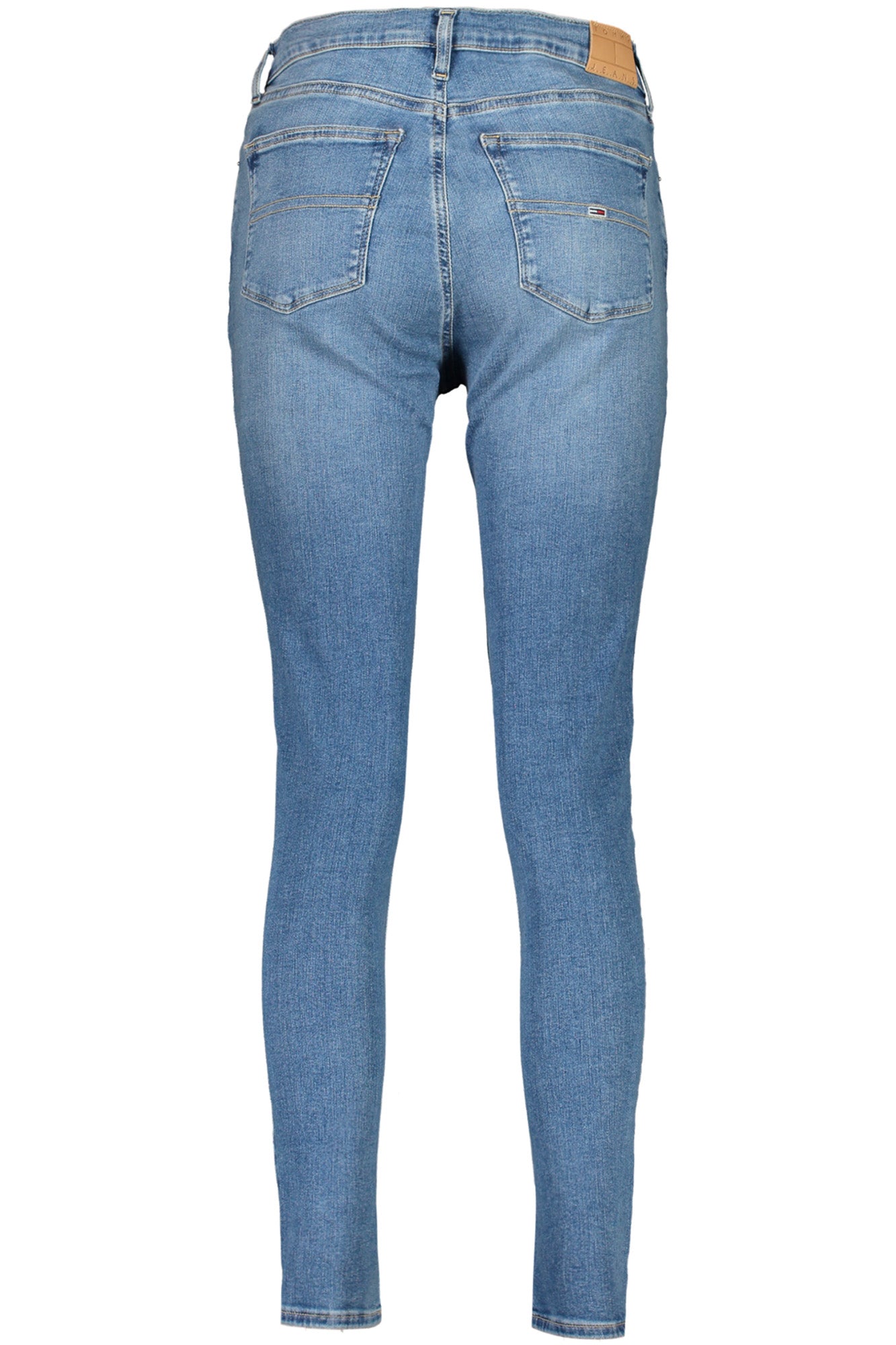 Tommy Hilfiger Damen-Jeans Blau – Nora Mid Skinny Denim mit Wascheffekt Zweitbild