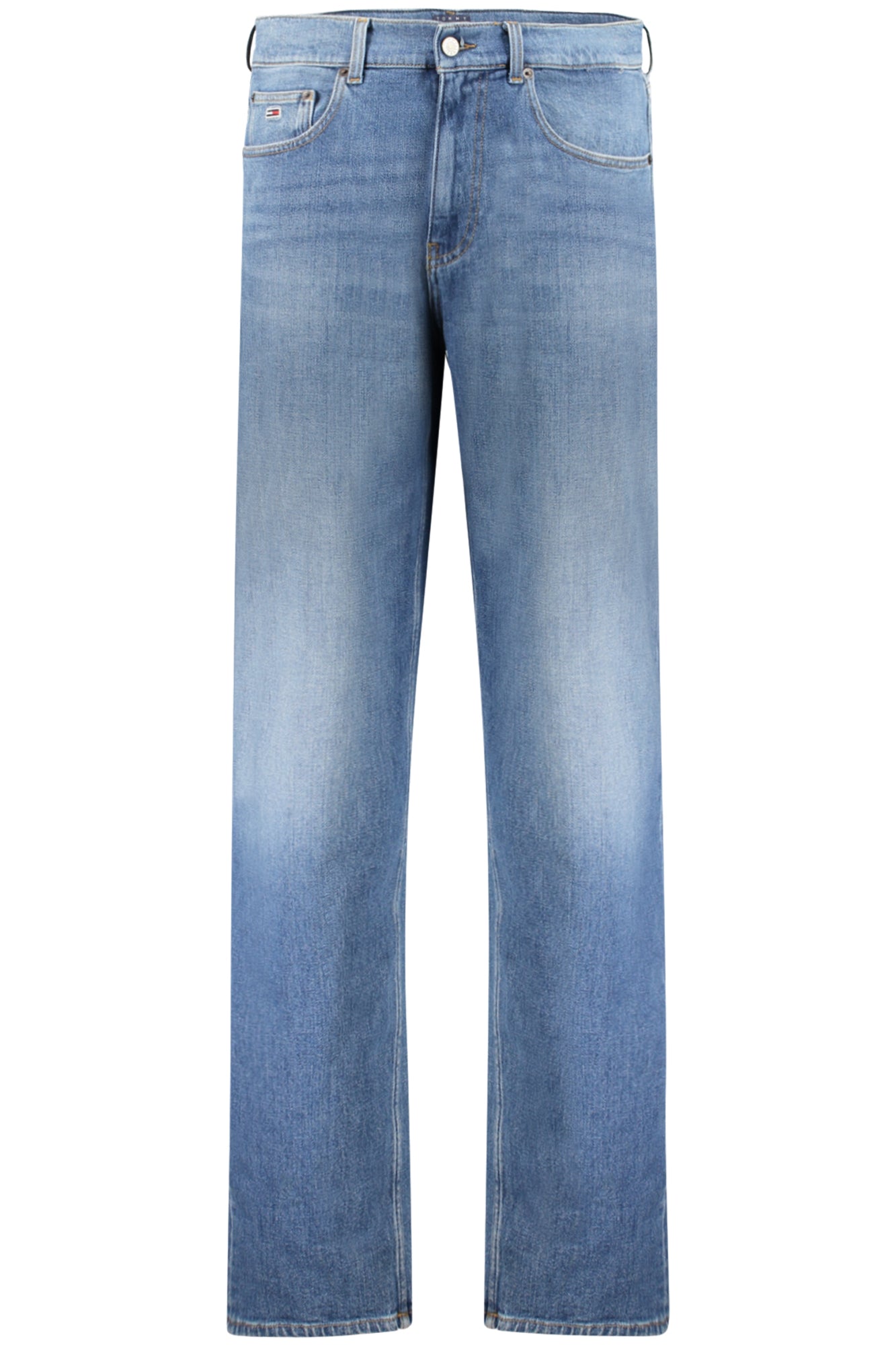 Tommy Hilfiger Herren-Jeans Blau – Verblasste Denim-Hose Regular Fit | soulluna Blau