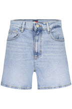 TOMMY HILFIGER JEANS SHORTS WOMEN BLUE