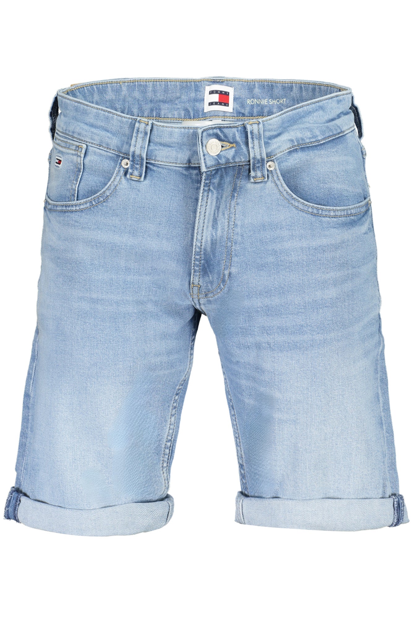 Tommy Hilfiger Jeans Shorts Herren – Kurze Jeans Blau mit Wascheffekt | soulluna.de Hellblau