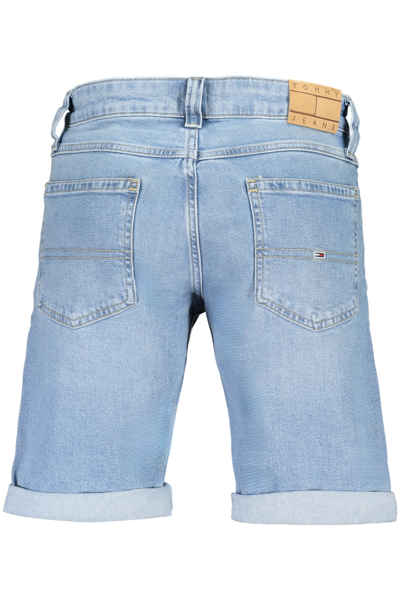 Tommy Hilfiger Jeans Shorts Herren – Kurze Jeans Blau mit Wascheffekt | soulluna.de Hellblau