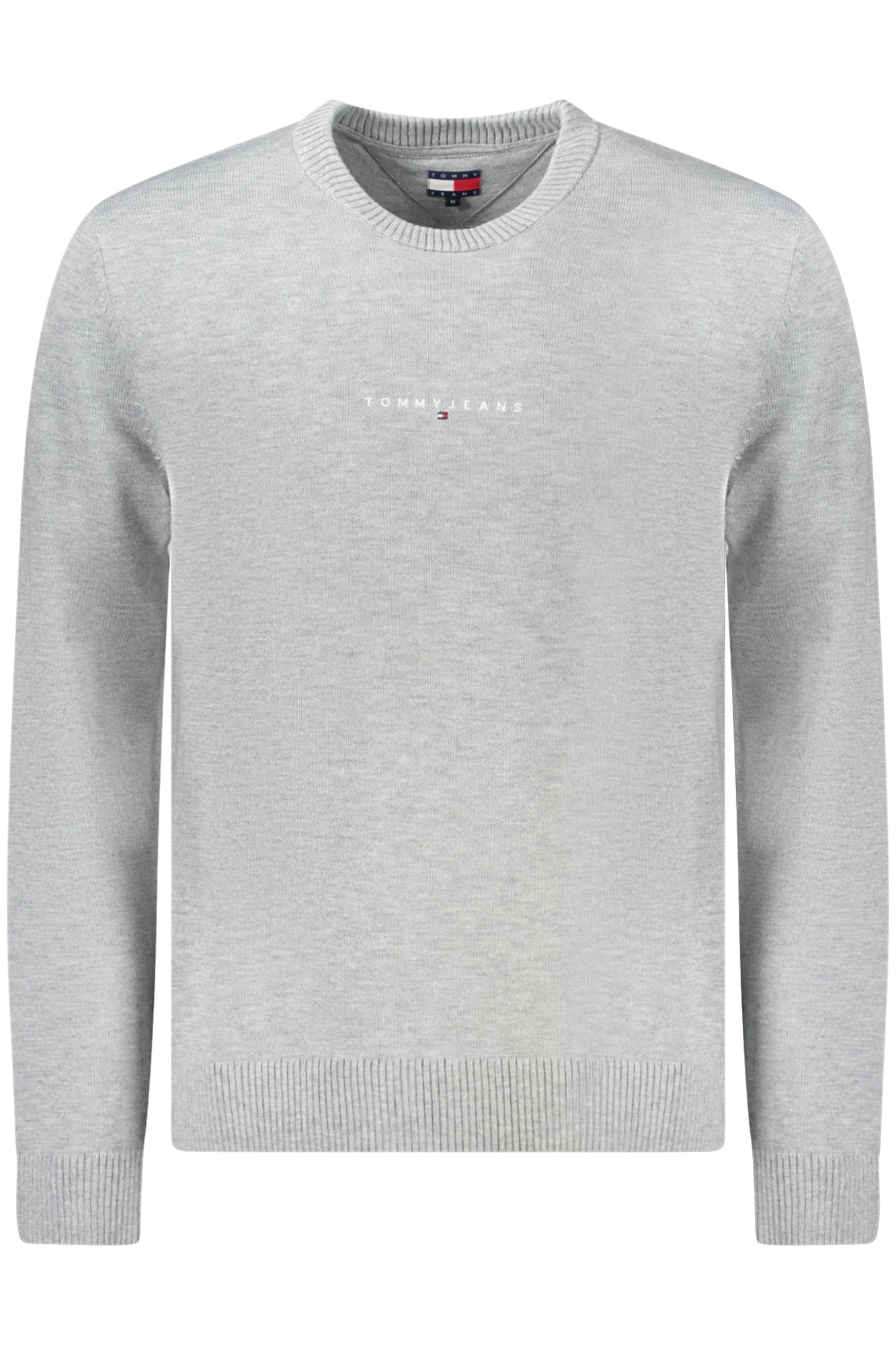 Tommy Hilfiger Pullover Herren Grau – Langarm mit Logo-Stickerei für Frühjahr/Sommer Grau