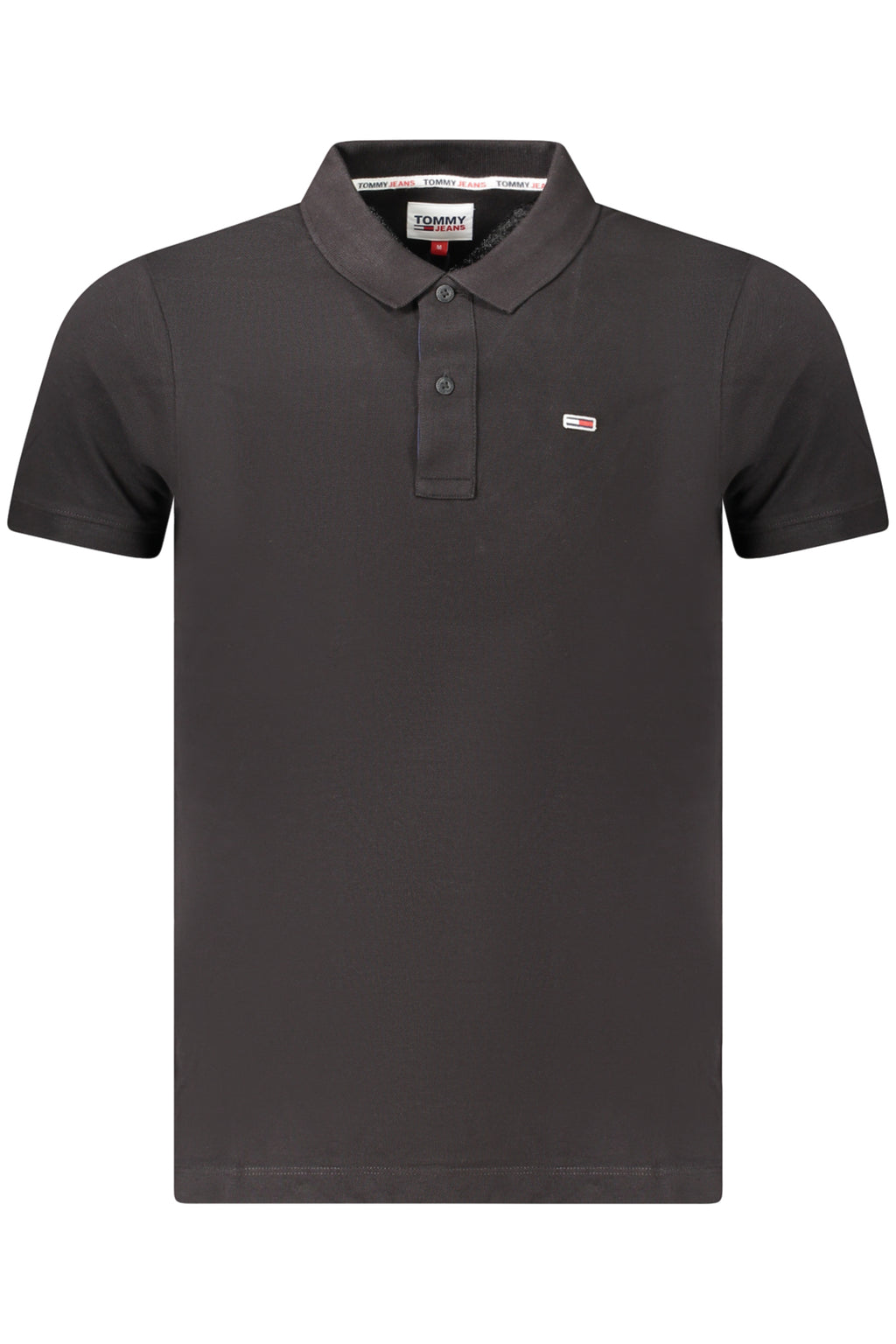 TOMMY HILFIGER MEN'S SHORT-SLEEVE POLO BLACK