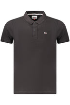 TOMMY HILFIGER MEN'S SHORT-SLEEVE POLO BLACK