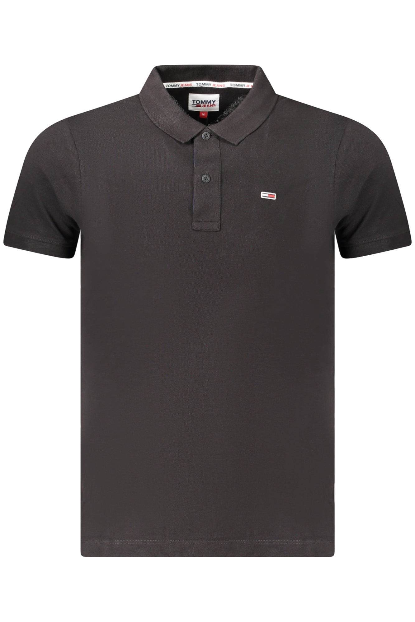TOMMY HILFIGER MEN'S SHORT-SLEEVE POLO BLACK