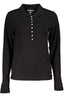 TOMMY HILFIGER DAMEN LANGARM POLOSHIRT SCHWARZ