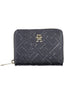 Tommy Hilfiger Geldbörse Damen Blau – Elegante Portemonnaies mit Logo-Details Blau