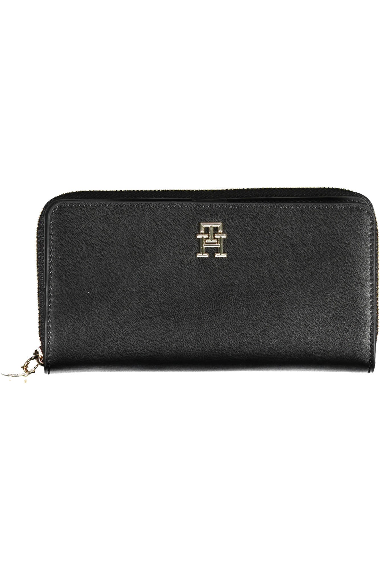 Tommy Hilfiger Damengeldbörse Schwarz – Elegante Brieftasche mit Reißverschluss Schwarz Hauptbild