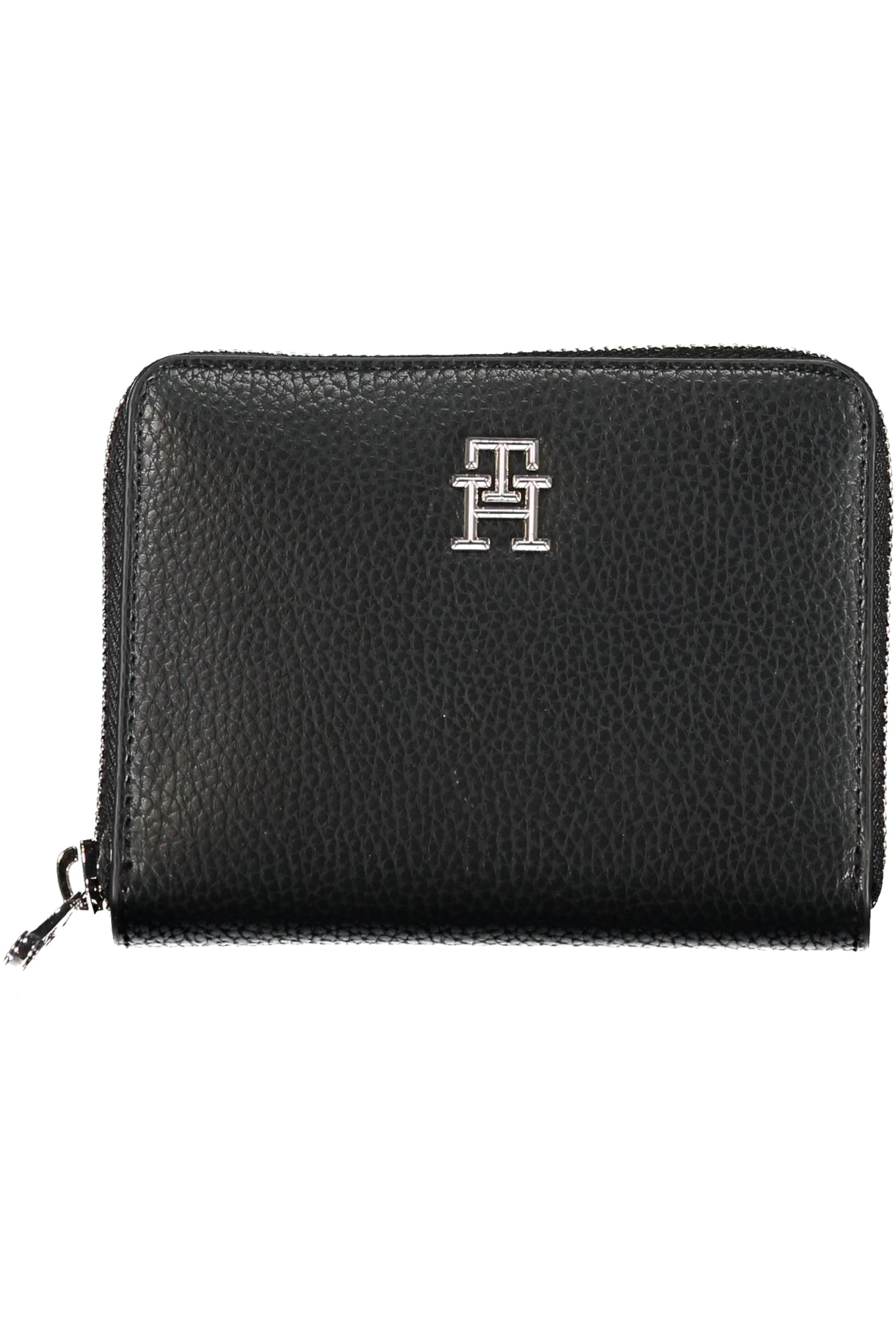 Tommy Hilfiger Geldbörse Damen – Elegante Geldbörse Schwarz mit Logo Schwarz Hauptbild