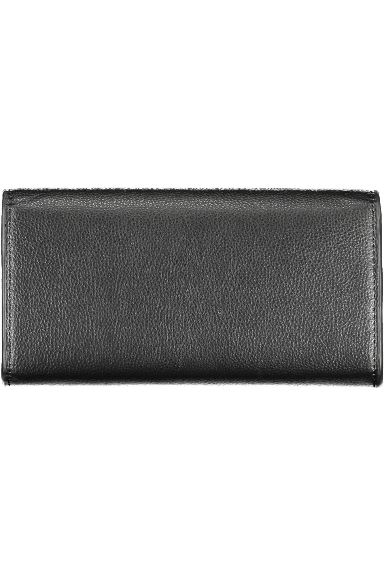 Tommy Hilfiger Geldbörse Damen – Elegante schwarze Portemonnaie mit Münzfach Schwarz