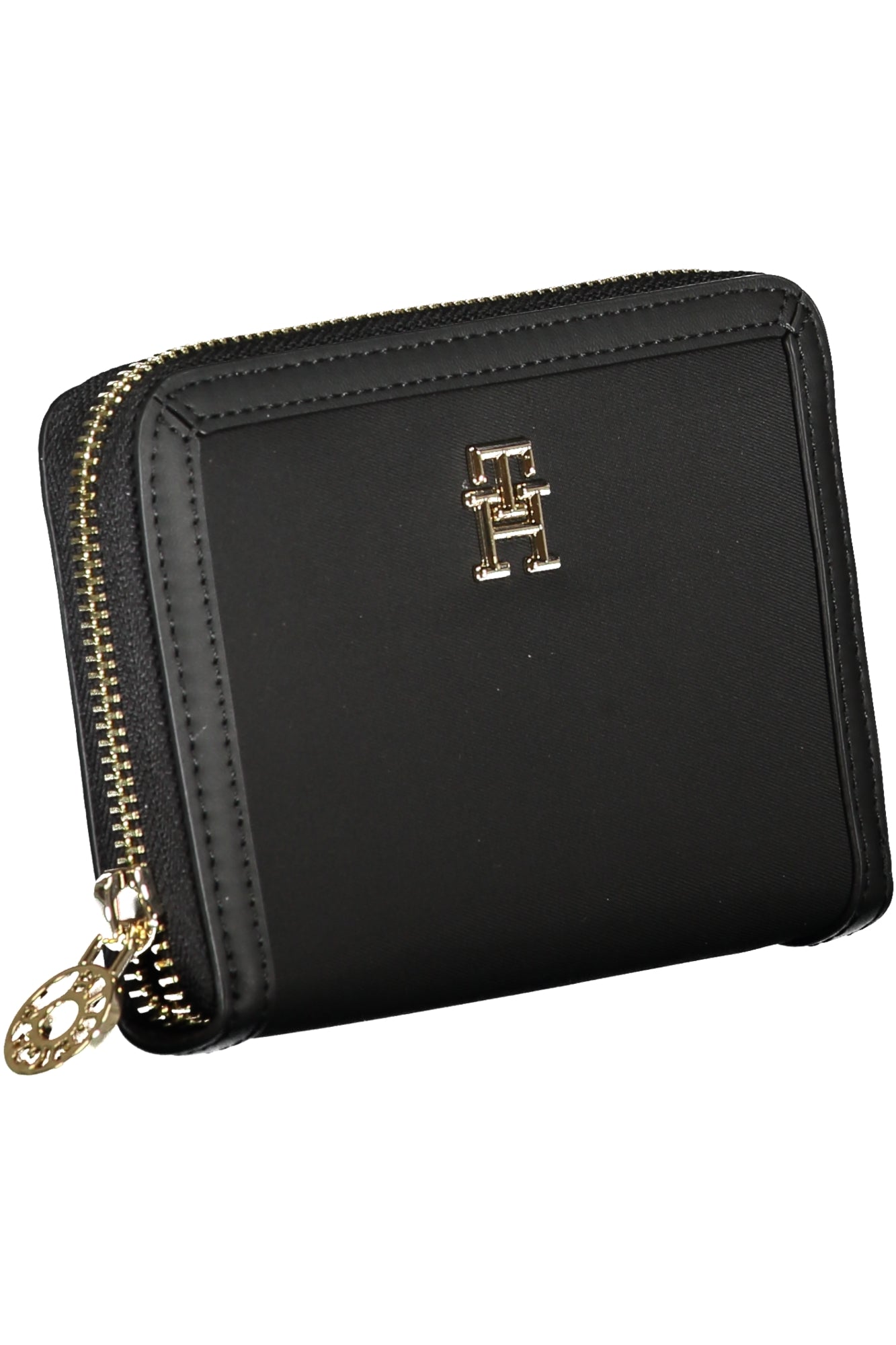Tommy Hilfiger Geldbörse Damen Schwarz – Elegante Geldbörse mit 5 Fächern Schwarz
