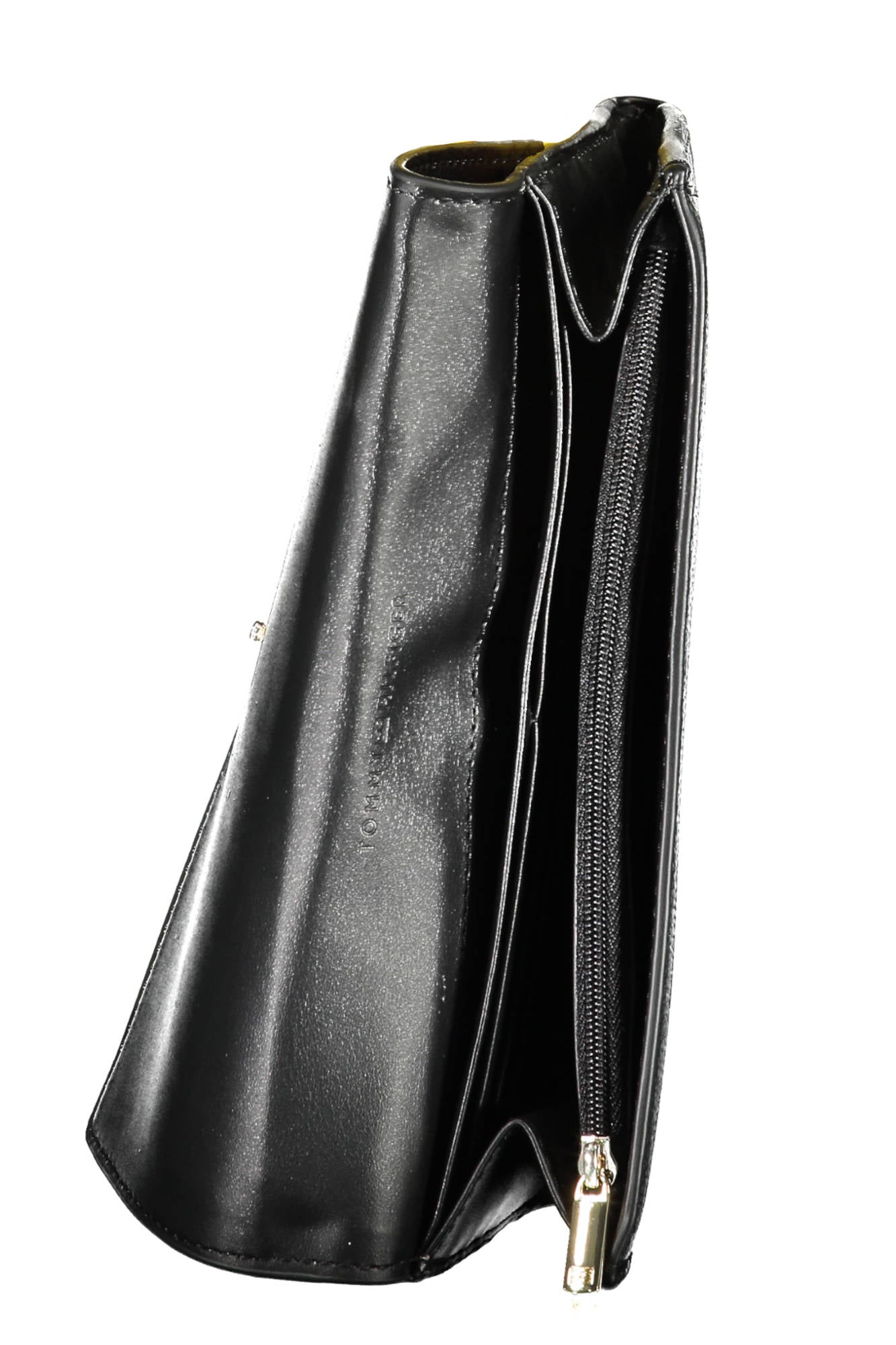 Tommy Hilfiger Damengeldbörse Schwarz – Elegantes Portemonnaie mit Münzfach Schwarz