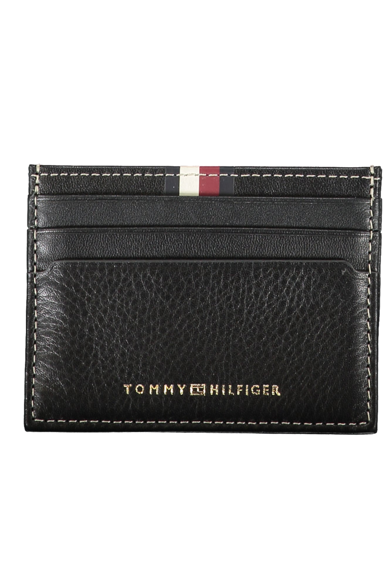 Tommy Hilfiger Geldbörse Herren Schwarz – Klassische Herren-Brieftasche aus Leder Schwarz