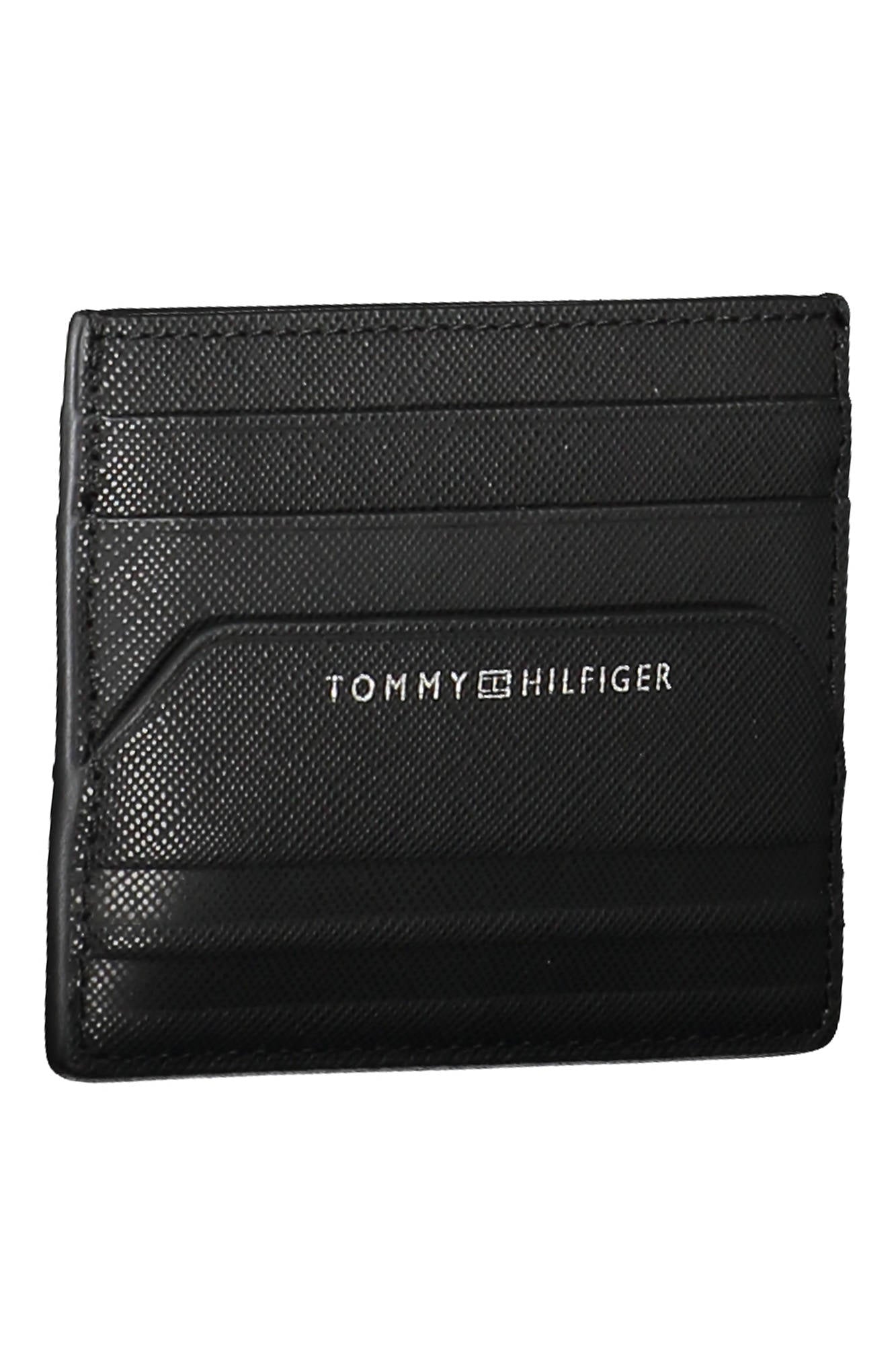 Tommy Hilfiger Herrenbrieftasche schwarz – Elegante Geldbörse aus 100% Leder Schwarz