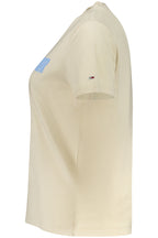 TOMMY HILFIGER KURZARM-T-SHIRT DAMEN BEIGE