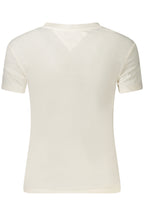 TOMMY HILFIGER WOMEN'S SHORT SLEEVE T-SHIRT WHITE