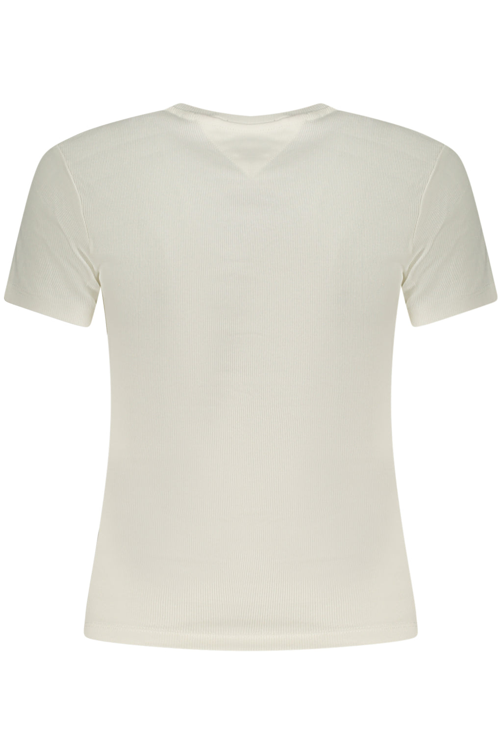 TOMMY HILFIGER DAMEN-T-SHIRT MIT KURZEN ÄRMELN, WEISS
