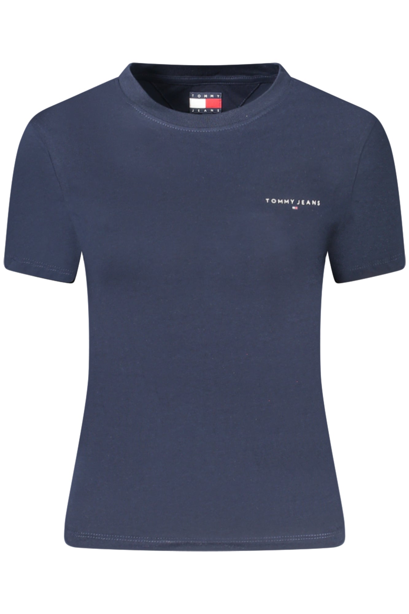 TOMMY HILFIGER DAMEN KURZARM T-SHIRT BLAU Hauptbild