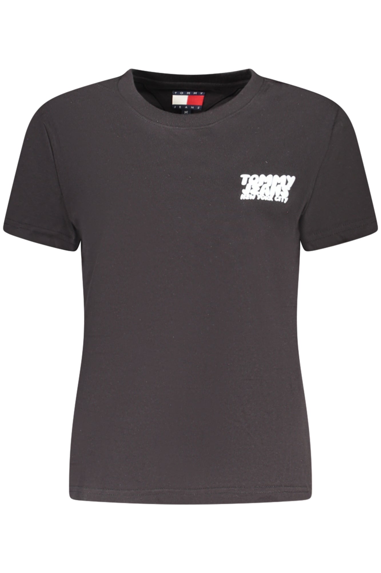TOMMY HILFIGER KURZARM-T-SHIRT DAMEN SCHWARZ Main image