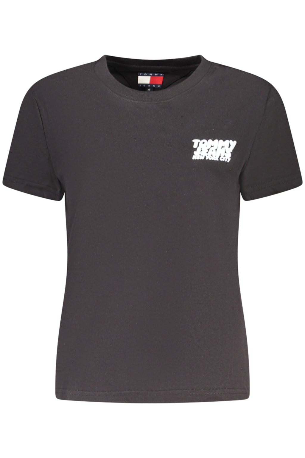 TOMMY HILFIGER KURZARM-T-SHIRT DAMEN SCHWARZ
