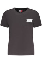 TOMMY HILFIGER KURZARM-T-SHIRT DAMEN SCHWARZ