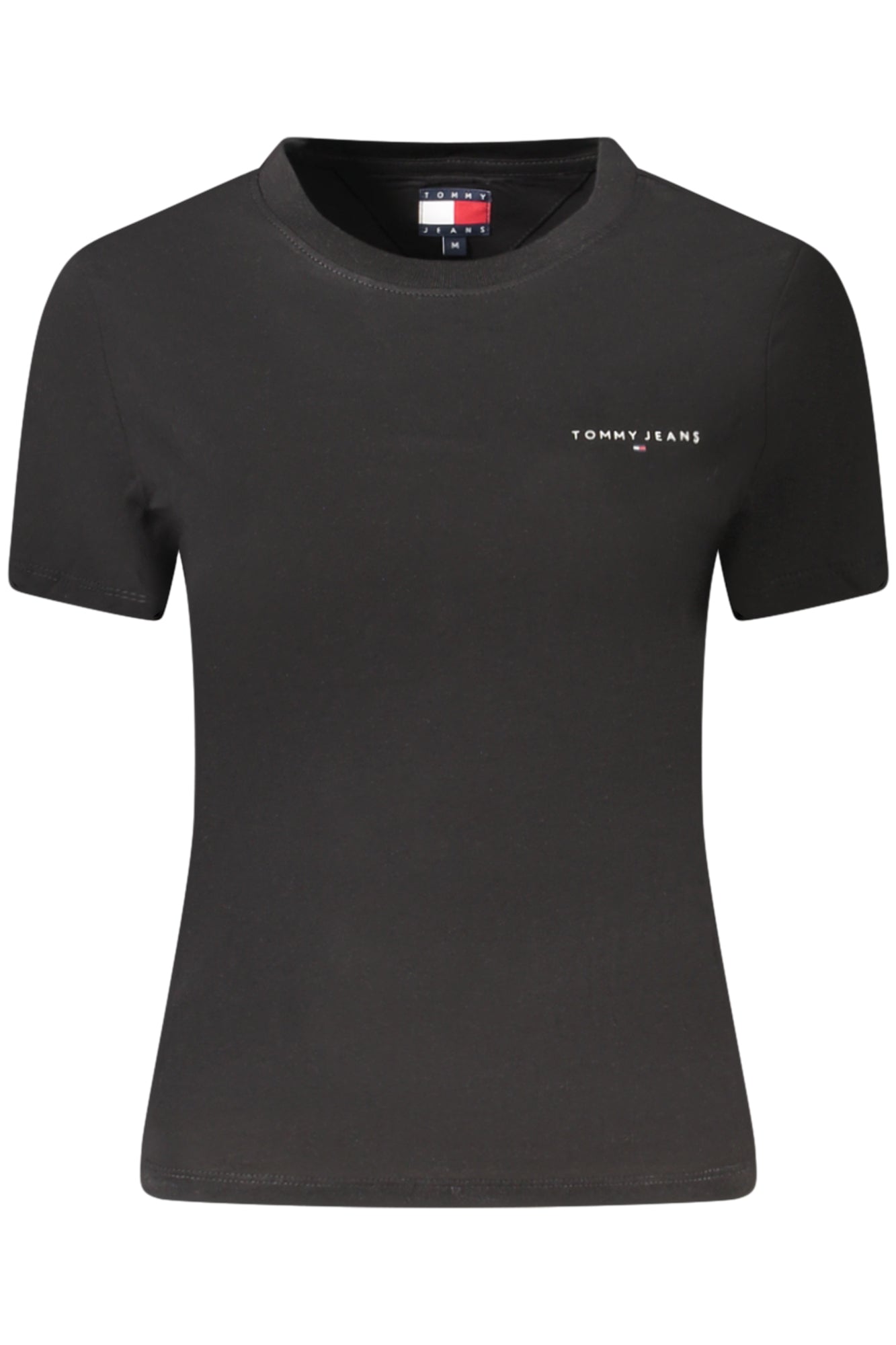 TOMMY HILFIGER DAMEN KURZARM T-SHIRT SCHWARZ Hauptbild