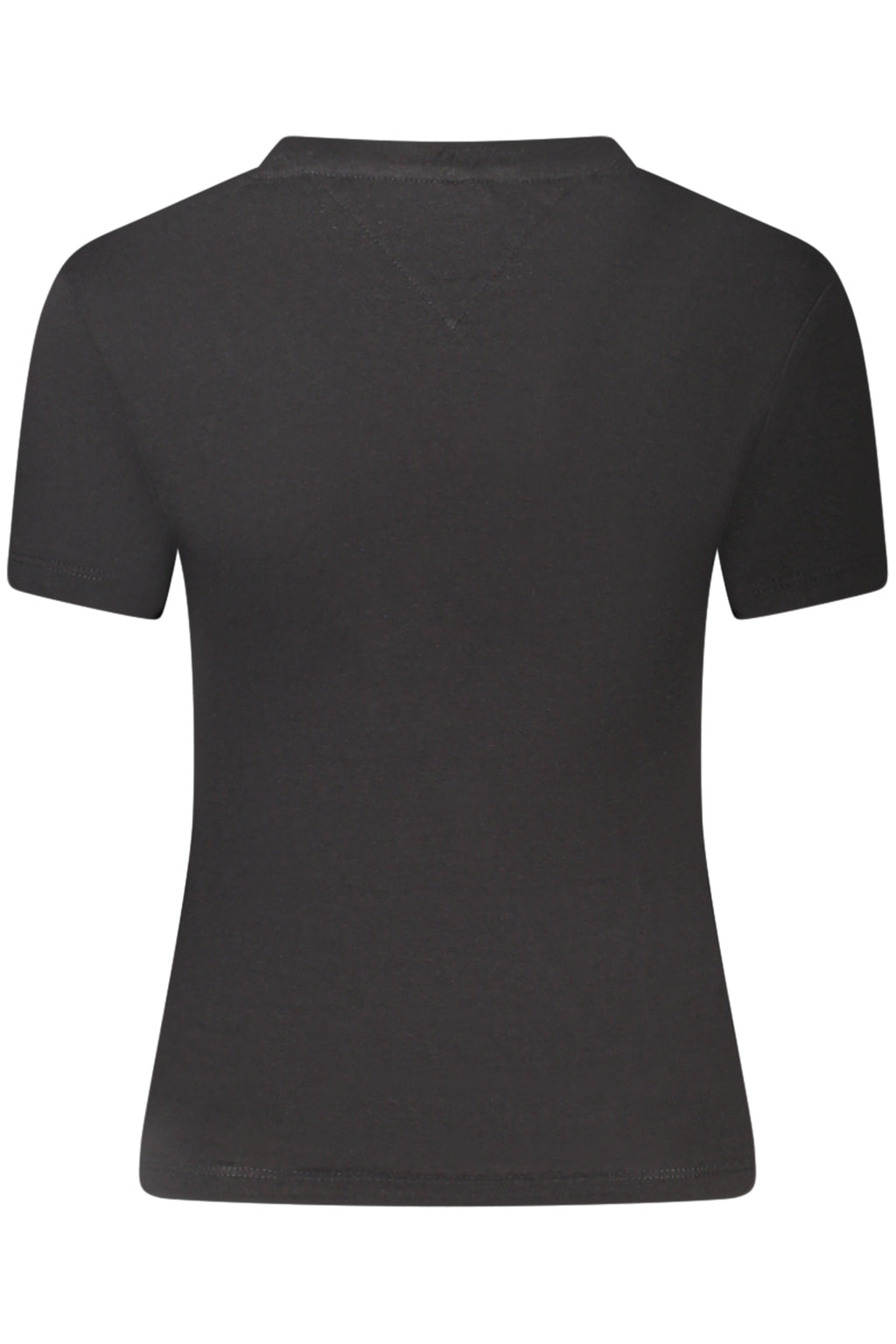 TOMMY HILFIGER DAMEN KURZARM T-SHIRT SCHWARZ