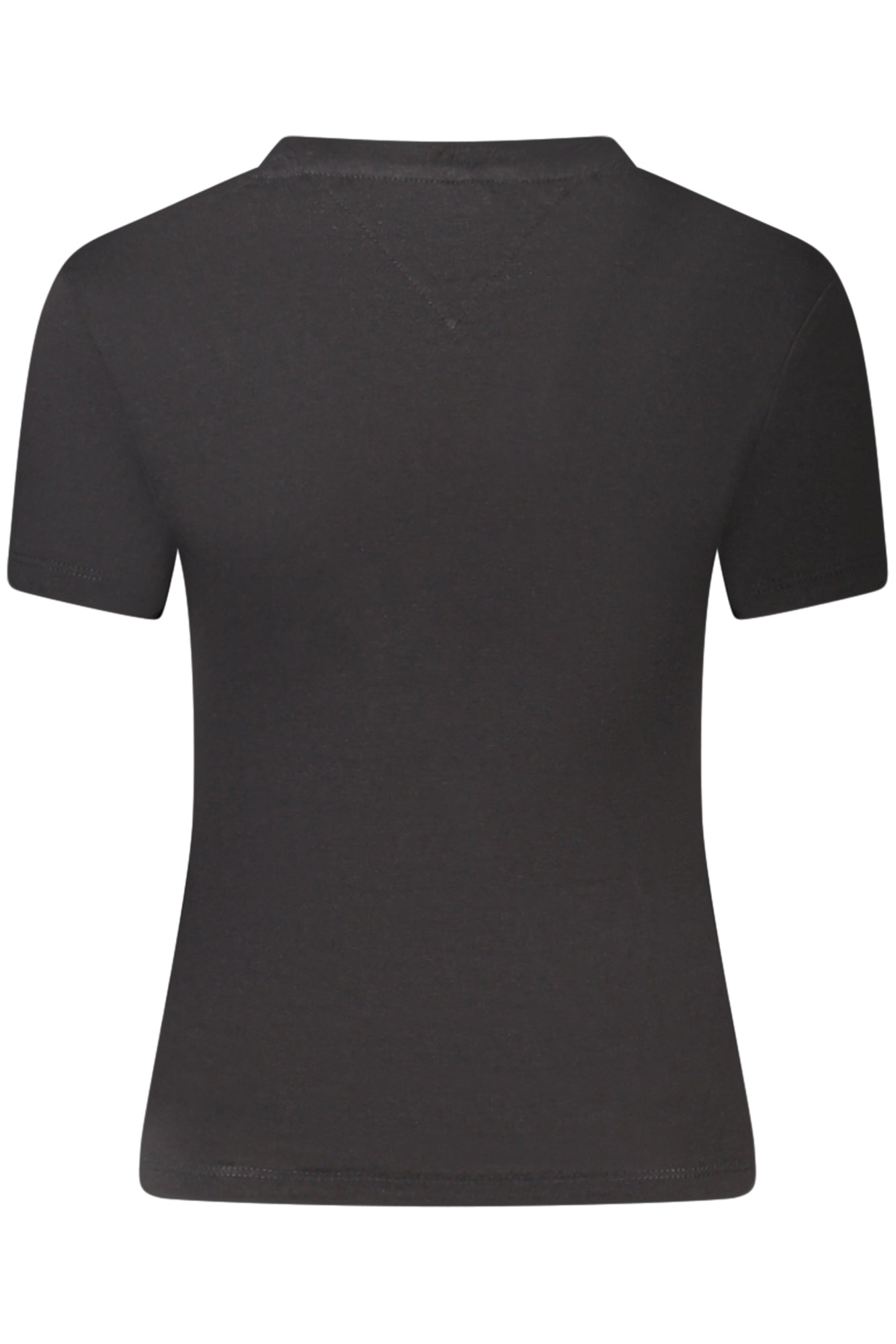 TOMMY HILFIGER DAMEN KURZARM T-SHIRT SCHWARZ