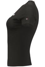 TOMMY HILFIGER DAMEN-T-SHIRT MIT KURZEN ÄRMELN, SCHWARZ