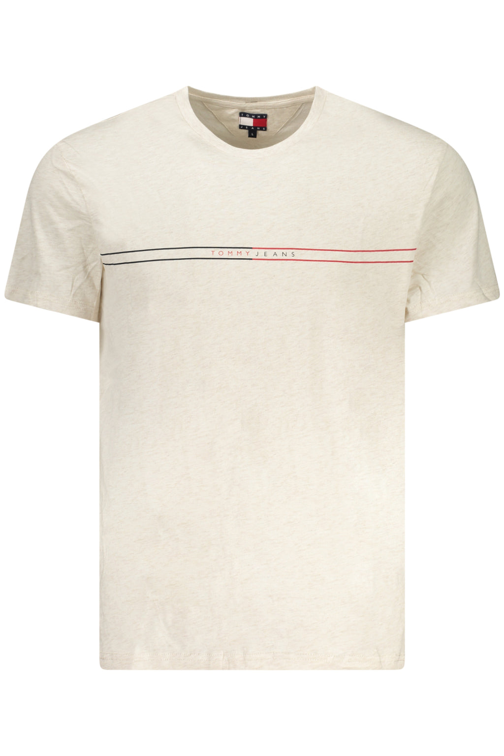 TOMMY HILFIGER SHORT SLEEVE T-SHIRT MEN'S BEIGE
