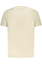 TOMMY HILFIGER HERREN KURZARM T-SHIRT BEIGE