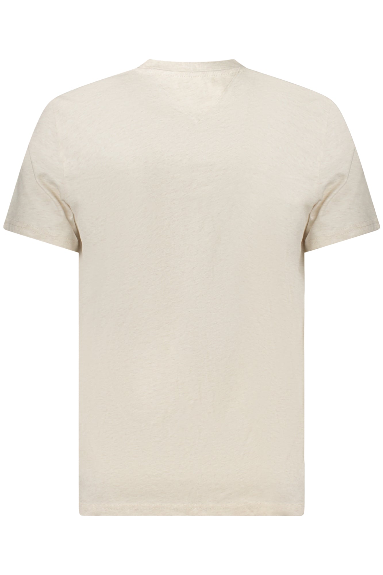 TOMMY HILFIGER Herren T-Shirt – Kurzarm, aus Baumwolle Beige
