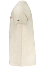 TOMMY HILFIGER SHORT SLEEVE T-SHIRT MEN'S BEIGE