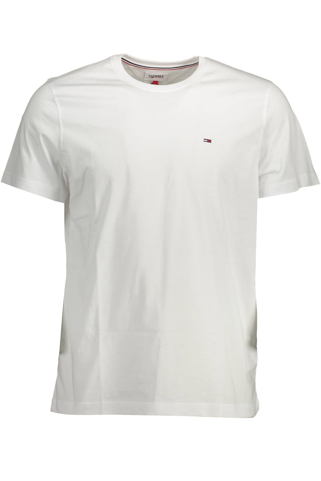 TOMMY HILFIGER HERREN-WEISSES KURZARM-T-SHIRT Hauptbild