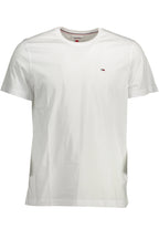 TOMMY HILFIGER HERREN-WEISSES KURZARM-T-SHIRT