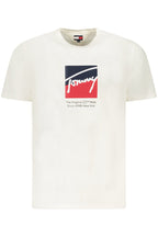 TOMMY HILFIGER HERREN KURZARM T-SHIRT WEISS