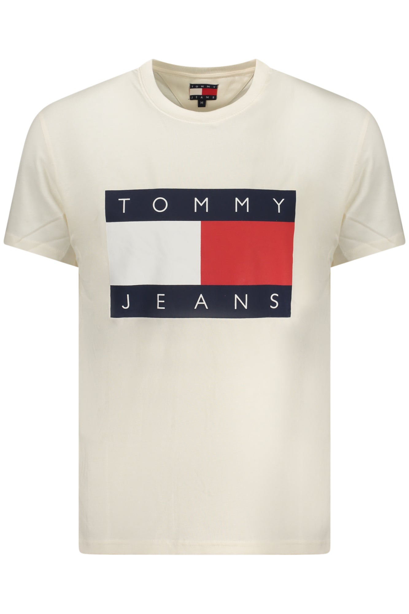 TOMMY HILFIGER HERREN-T-SHIRT MIT KURZEN ÄRMELN, WEISS Hauptbild