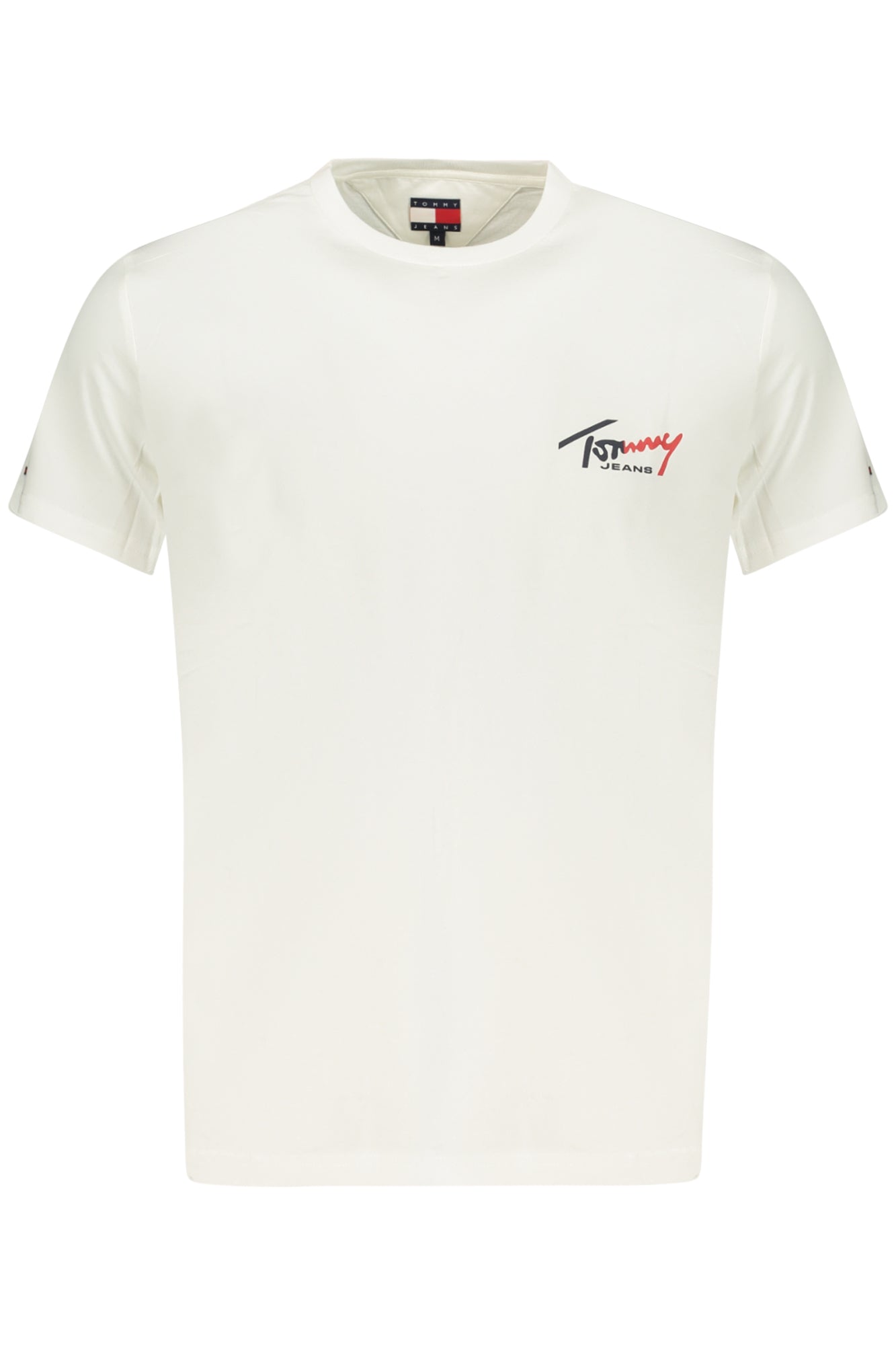Tommy Hilfiger T-Shirt Herren – Slim Fit aus regenerativer Baumwolle Weiß