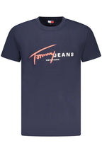 TOMMY HILFIGER HERREN KURZARM T-SHIRT BLAU