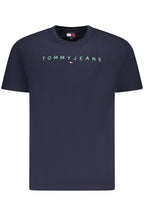 TOMMY HILFIGER HERREN KURZARM T-SHIRT BLAU