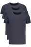 Tommy Hilfiger Herren-T-Shirt Mit Kurzen Ärmeln, Blau Blau