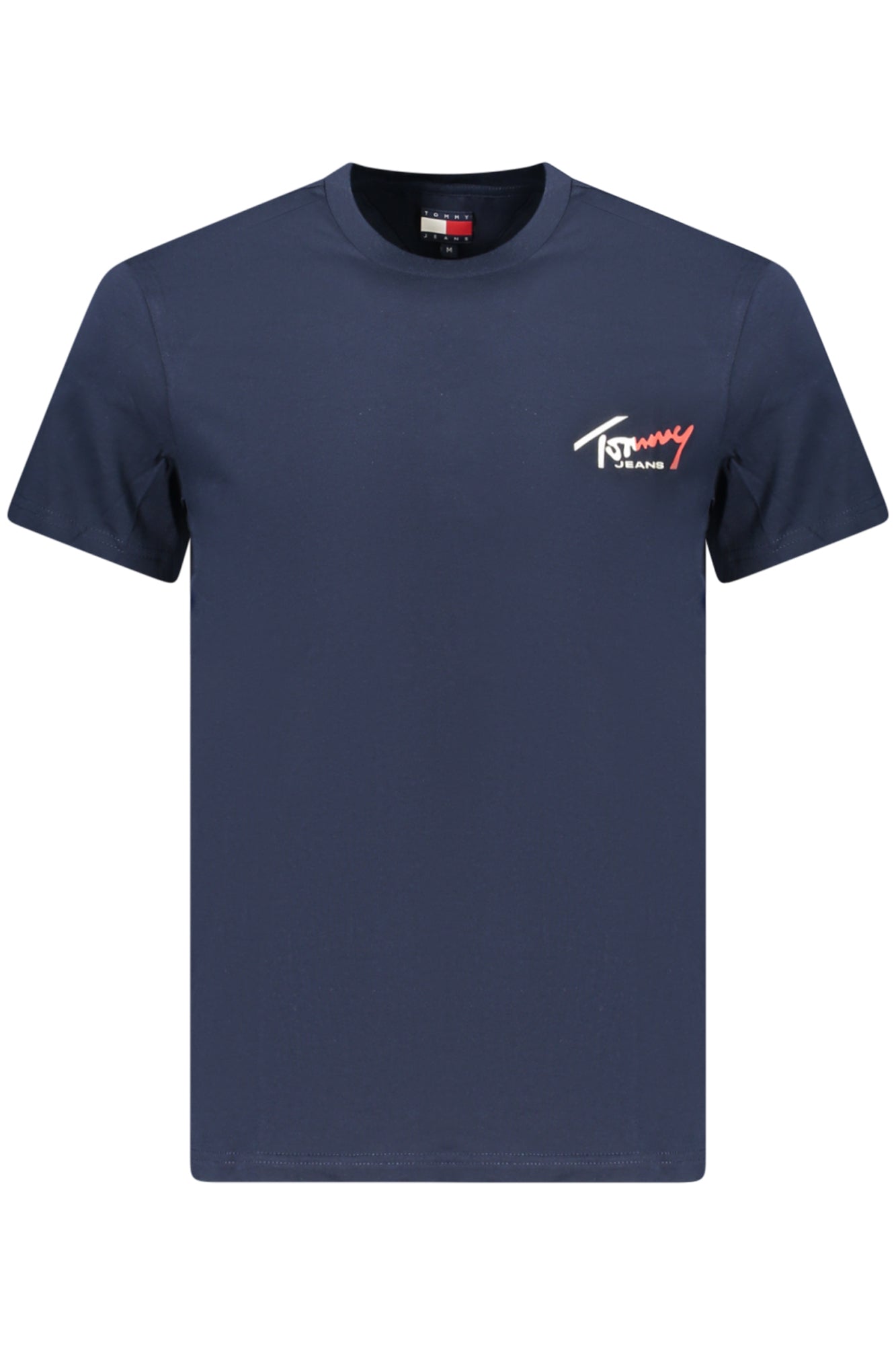 Tommy Hilfiger T-Shirt Herren – Slim Fit aus regenerativer Baumwolle Blau