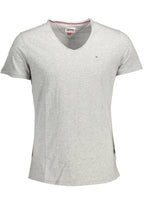 TOMMY HILFIGER MEN'S SHORT SLEEVE T-SHIRT GREY
