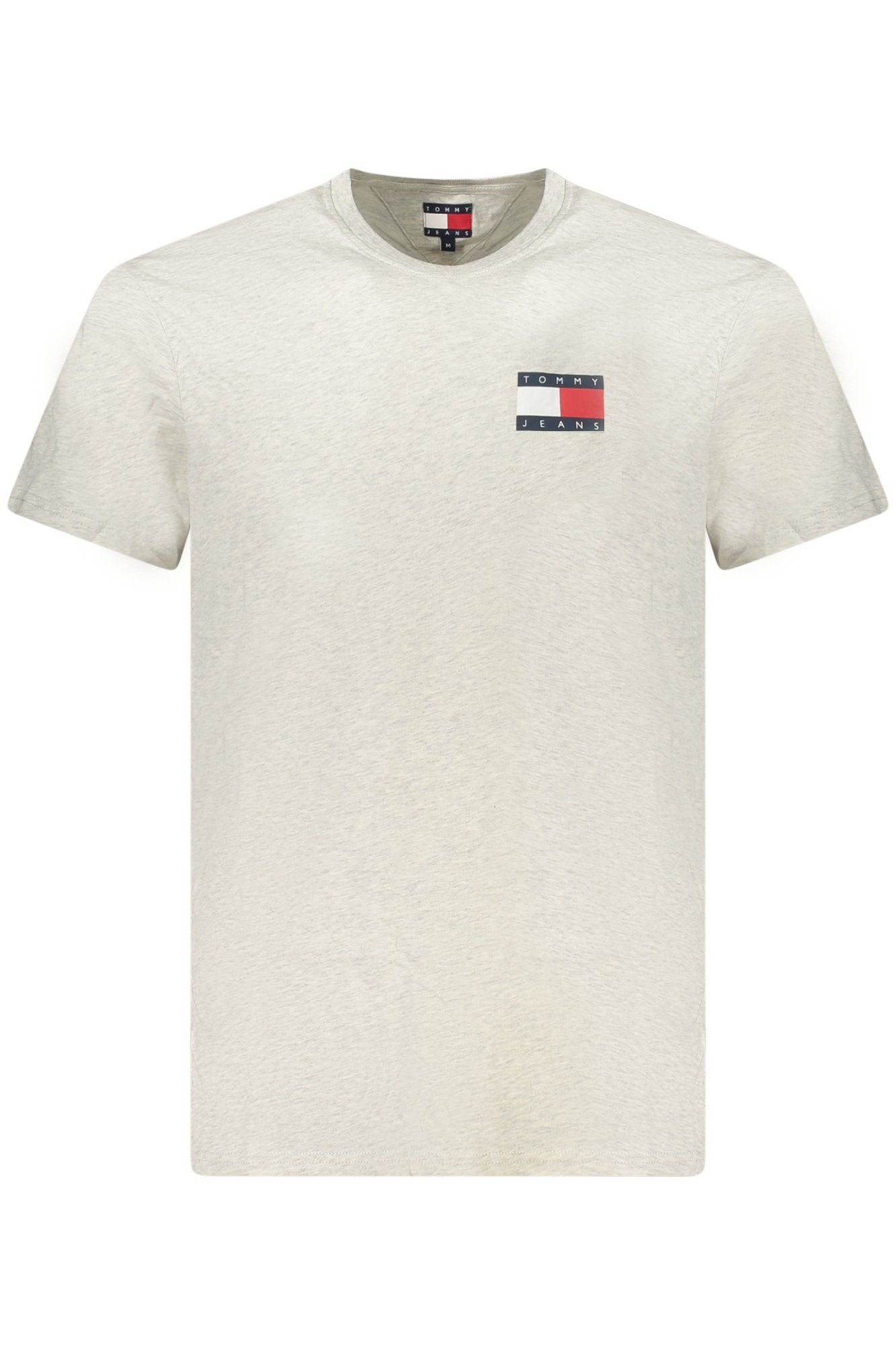 TOMMY HILFIGER Herren T-Shirt – Kurzarm, aus Baumwolle Grau