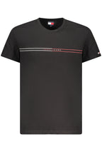 TOMMY HILFIGER KURZARM-T-SHIRT HERREN SCHWARZ