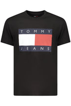 TOMMY HILFIGER HERREN-T-SHIRT MIT KURZEN ÄRMELN, SCHWARZ