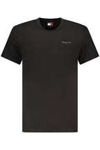 TOMMY HILFIGER HERREN KURZARM T-SHIRT SCHWARZ