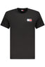 TOMMY HILFIGER Herren T-Shirt – Kurzarm, aus Baumwolle Schwarz